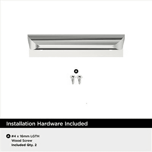 2-3/16" Streamline Tab Edge Pull, Polished Chrome Alt 3 - Image