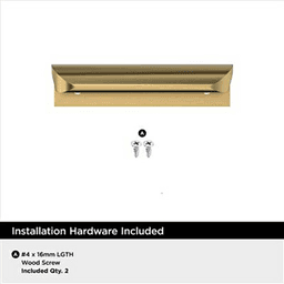 2-3/16" Streamline Tab Edge Pull, Matte Black Alt 3 - Image