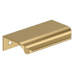 2-3/16" Streamline Tab Edge Pull, Champagne Bronze Main - Image