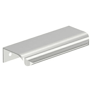 3-3/16" Streamline Tab Edge Pull, Polished Chrome Main - Image
