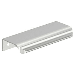 3-3/16" Streamline Tab Edge Pull, Polished Chrome Main - Image