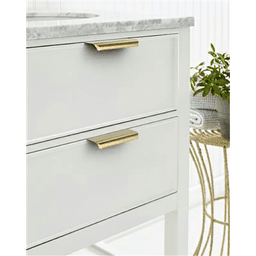 3-3/16" Streamline Tab Edge Pull, Satin Nickel Alt 1 - Image