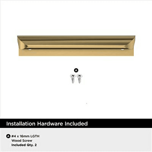 3-3/16" Streamline Tab Edge Pull, Matte Black Alt 3 - Image