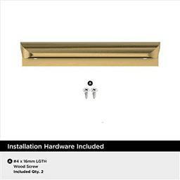 3-3/16" Streamline Tab Edge Pull, Matte Black Alt 3 - Image