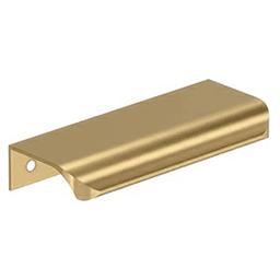 3-3/16" Streamline Tab Edge Pull, Champagne Bronze Main - Image
