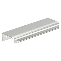 4-3/16" Streamline Tab Edge Pull, Polished Chrome Main - Image