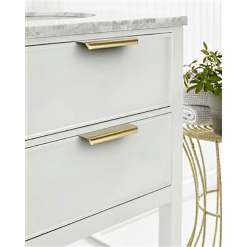 4-3/16" Streamline Tab Edge Pull, Polished Chrome Alt 1 - Image