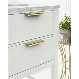 4-3/16" Streamline Tab Edge Pull, Polished Chrome Alt 1 - Image