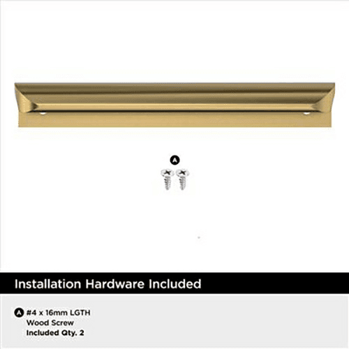 4-3/16" Streamline Tab Edge Pull, Polished Chrome Alt 3 - Image