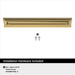 4-3/16" Streamline Tab Edge Pull, Polished Chrome Alt 3 - Image