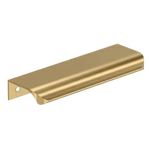 4-3/16" Streamline Tab Edge Pull, Champagne Bronze Main - Image