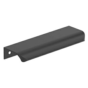 4-3/16" Streamline Tab Edge Pull, Matte Black Main - Image