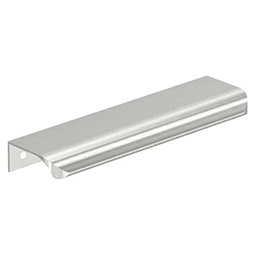 5-3/16" Streamline Tab Edge Pull, Polished Chrome Main - Image