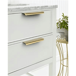 5-3/16" Streamline Tab Edge Pull, Polished Chrome Alt 1 - Image