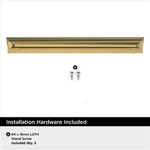 5-3/16" Streamline Tab Edge Pull, Matte Black Alt 3 - Image