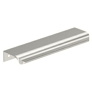 5-3/16" Streamline Tab Edge Pull, Satin Nickel Main - Image