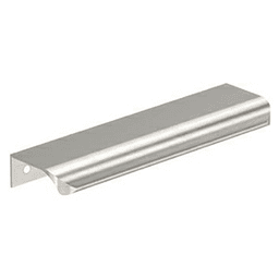 5-3/16" Streamline Tab Edge Pull, Satin Nickel Main - Image