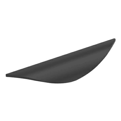 3" Current Finger Pull, Matte Black Main - Image