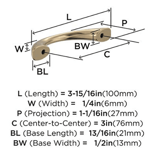 3" Vaile Cabinet Pull, Satin Nickel Alt 2 - Image