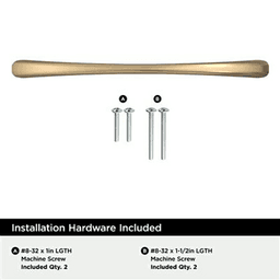6-5/16" Vaile Arch Pull, Champagne Bronze Alt 3 - Image