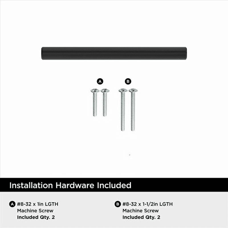 3" Bar Pulls Hollow Cabinet Pull, Matte Black Alt 3 - Image