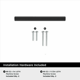 3" Bar Pulls Hollow Cabinet Pull, Matte Black Alt 3 - Image