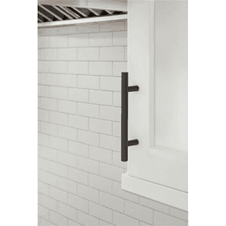 3-3/4" Bar Pulls Hollow Cabinet Pull, Matte Black Alt 1 - Image