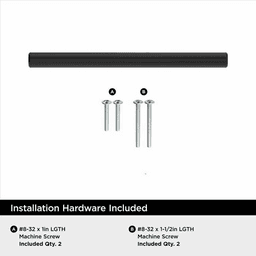 3-3/4" Bar Pulls Hollow Cabinet Pull, Matte Black Alt 3 - Image