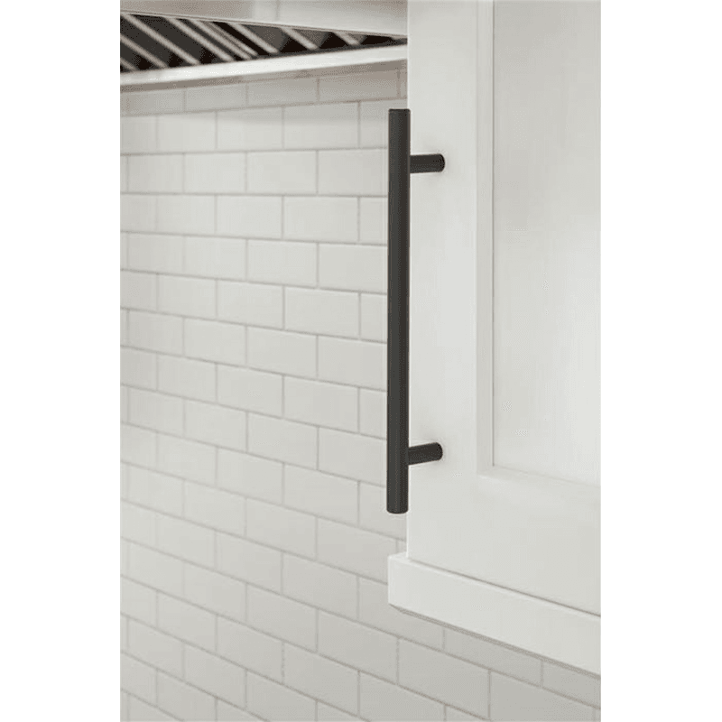 6-5/16" Bar Pulls Hollow Cabinet Pull, Matte Black Alt 1 - Image