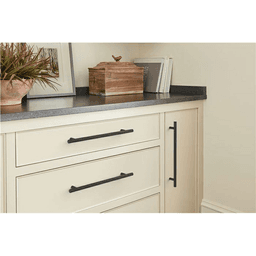 8-13/16" Bar Pulls Hollow Cabinet Pull, Matte Black Alt 1 - Image