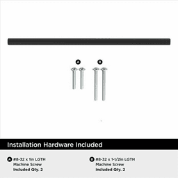 8-13/16" Bar Pulls Hollow Cabinet Pull, Matte Black Alt 3 - Image