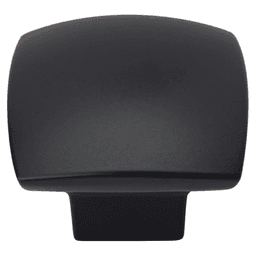 1-3/16" Sunset Square Cabinet Knob, Matte Black Main - Image