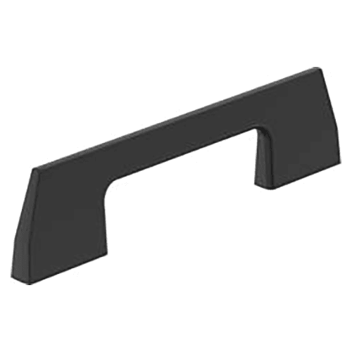 3" Angle Cabinet Pull, Matte Black Main - Image