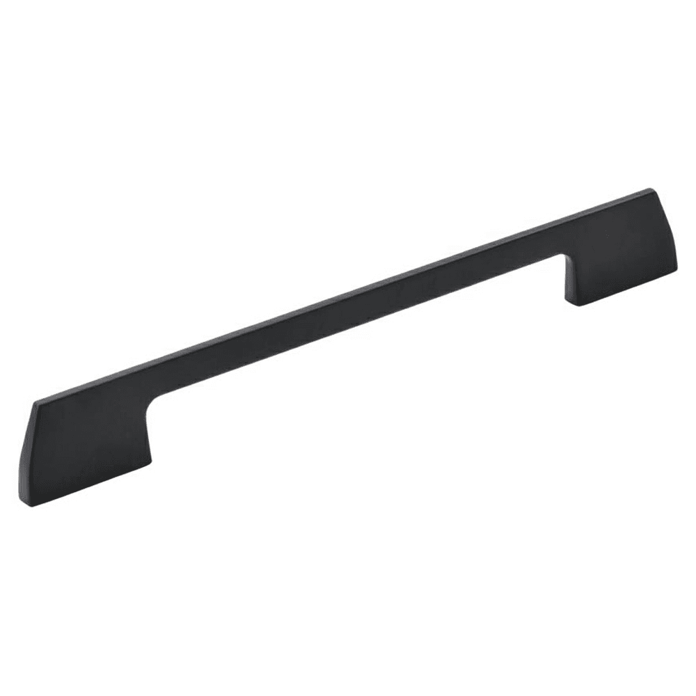 7-9/16" Angle Cabinet Pull, Matte Black Main - Image