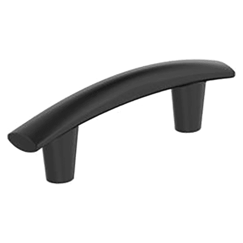 3" Willow Cabinet Pull, Matte Black Main - Image