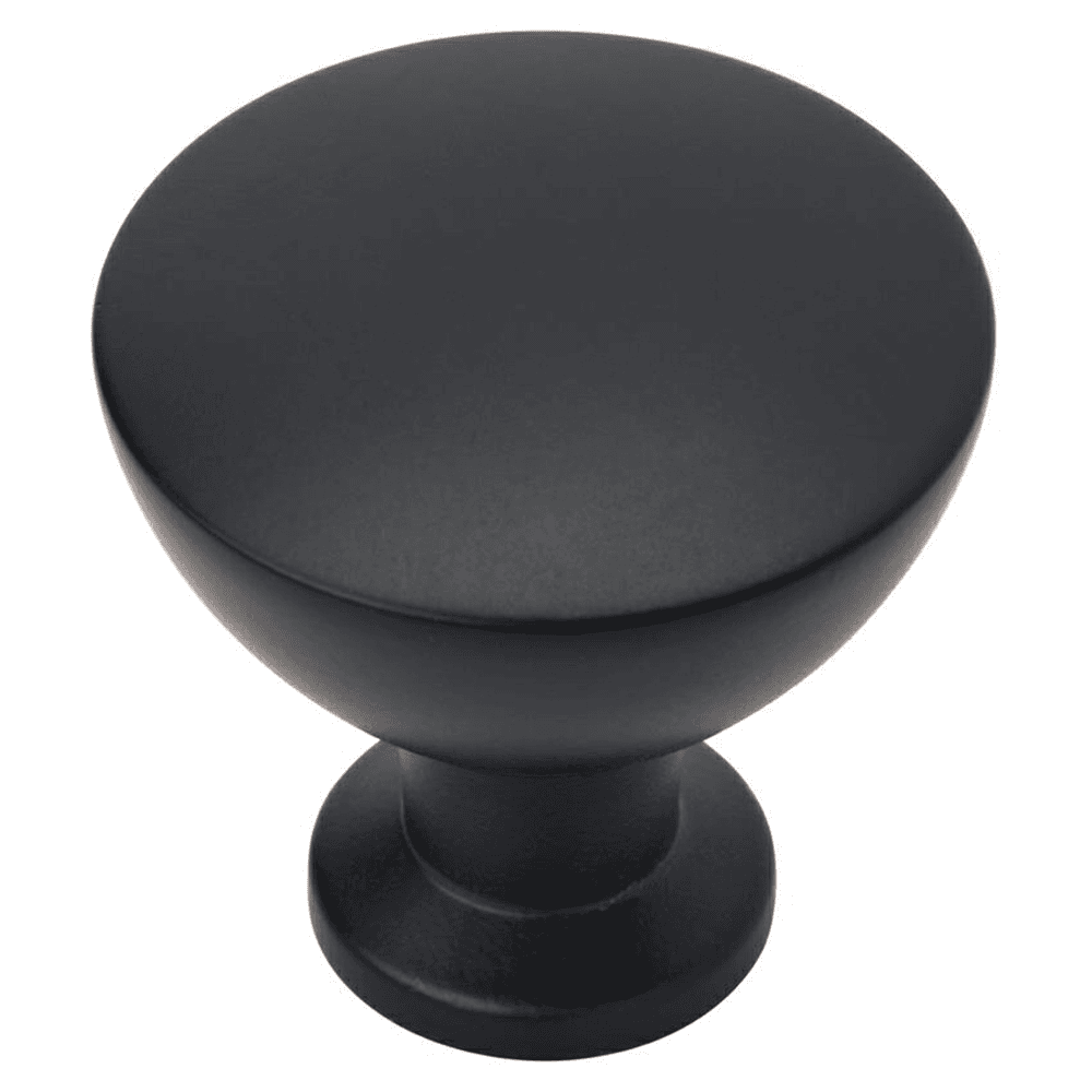1-5/16" Grail Cabinet Knob, Matte Black Main - Image