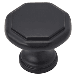1-3/16" Torrance Cabinet Knob, Matte Black Main - Image
