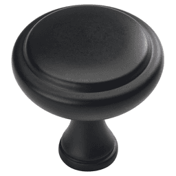 1-1/4" Arden Cabinet Knob, Matte Black Main - Image
