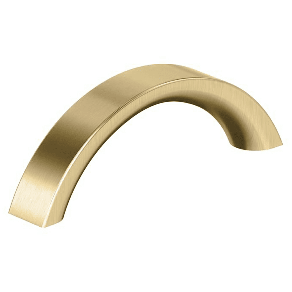 3" Parabolic Cabinet Pull, Champagne Bronze Main - Image