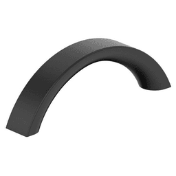 3" Parabolic Cabinet Pull, Matte Black Main - Image