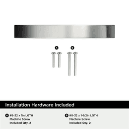 3-3/4" Parabolic Cabinet Pull, Matte Black Alt 4 - Image