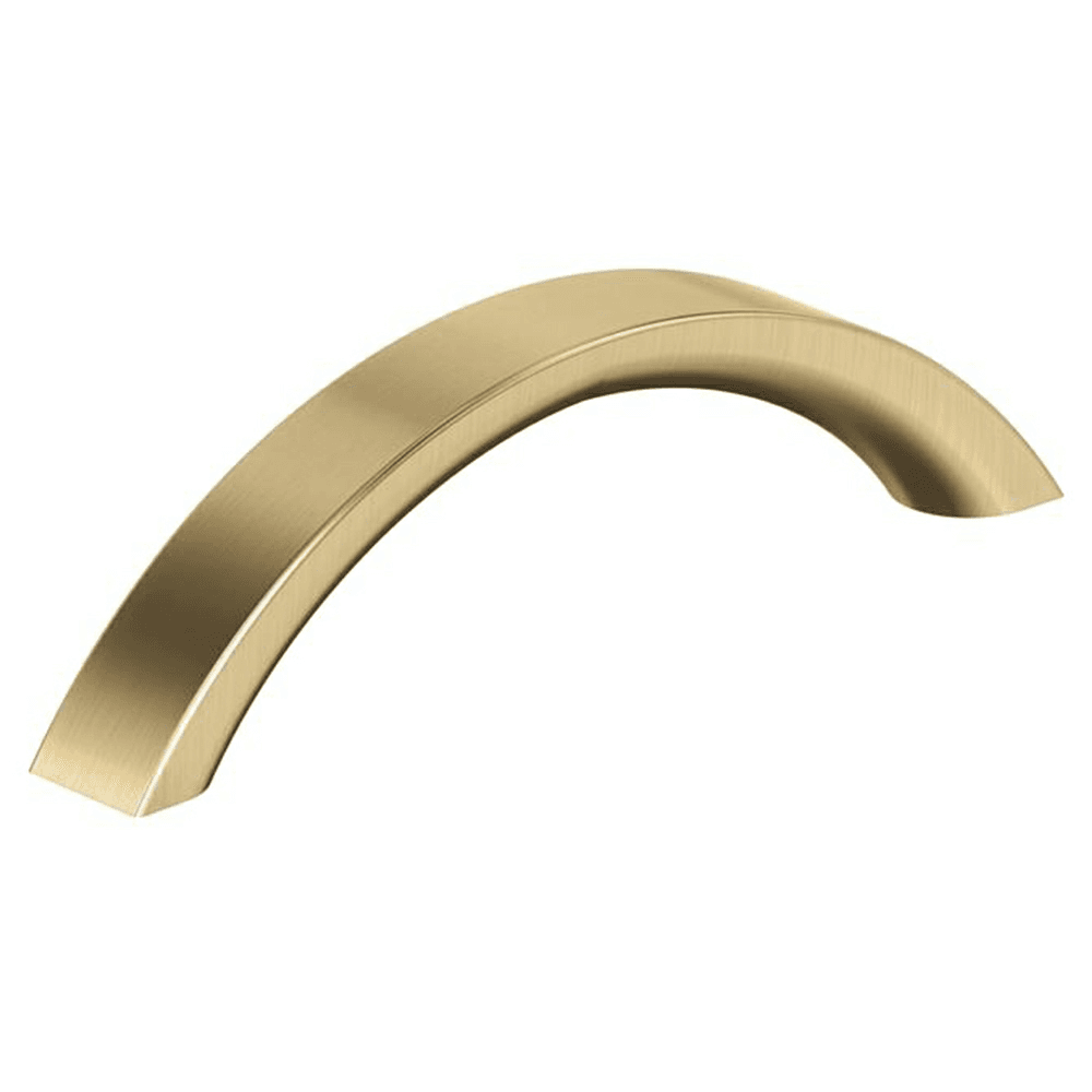3-3/4" Parabolic Cabinet Pull, Champagne Bronze Main - Image