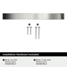 5-1/16" Parabolic Cabinet Pull, Matte Black Alt 4 - Image