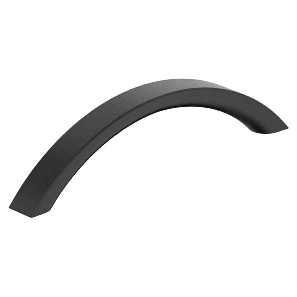 5-1/16" Parabolic Cabinet Pull, Matte Black Main - Image