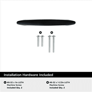 3" Arc Cabinet Pull, Matte Black Alt 3 - Image