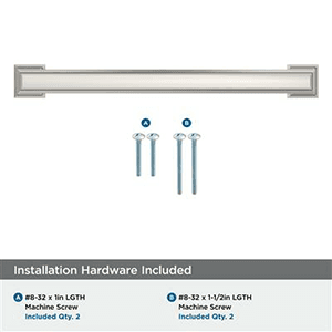 6-5/16" Appoint Cabinet Pull, Polished Nickel Alt 1 - Image