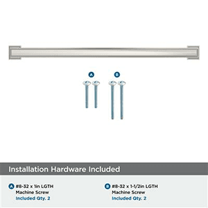 10-1/16" Appoint Cabinet Pull, Polished Nickel Alt 1 - Image
