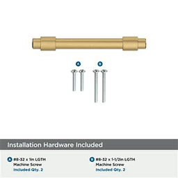 3" Destine Cabinet Pull, Champagne Bronze Alt 4 - Image