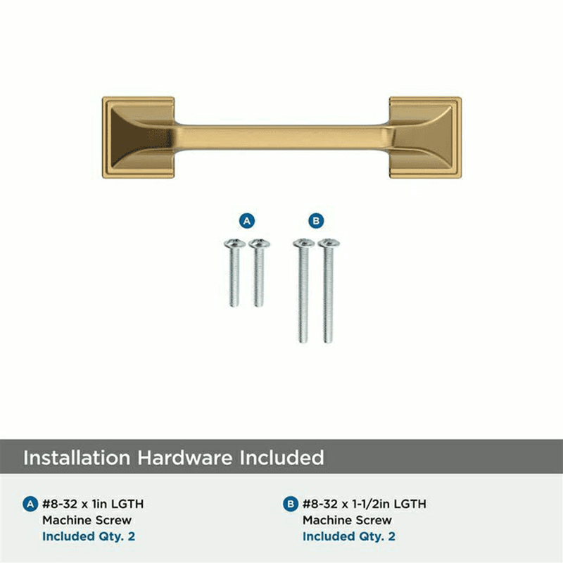 3" Exceed Cabinet Pull, Champagne Bronze Alt 3 - Image