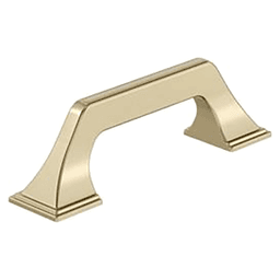 3" Exceed Cabinet Pull, Golden Champagne Main - Image